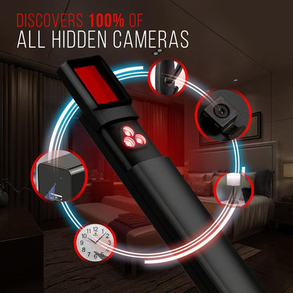 The 8Th Street Hidden Camera Detector (Military Grade, with Built-In RF and GPS Tracking Detection) for Hotel and Airbnb Safety