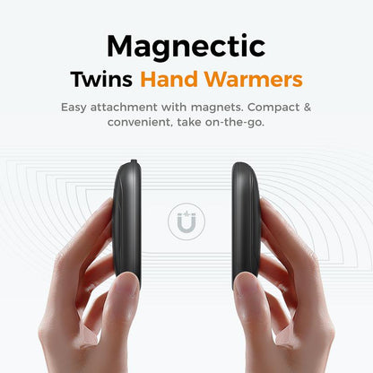 OCOOPA Hand Warmer-Ut3 Lite Series, Perfect Christmas Gift, Magnetic Rechargeable Hand Warmers, 2 Pack, 3 Heat Settings, Pocket-Sized, High-Tech Gifts